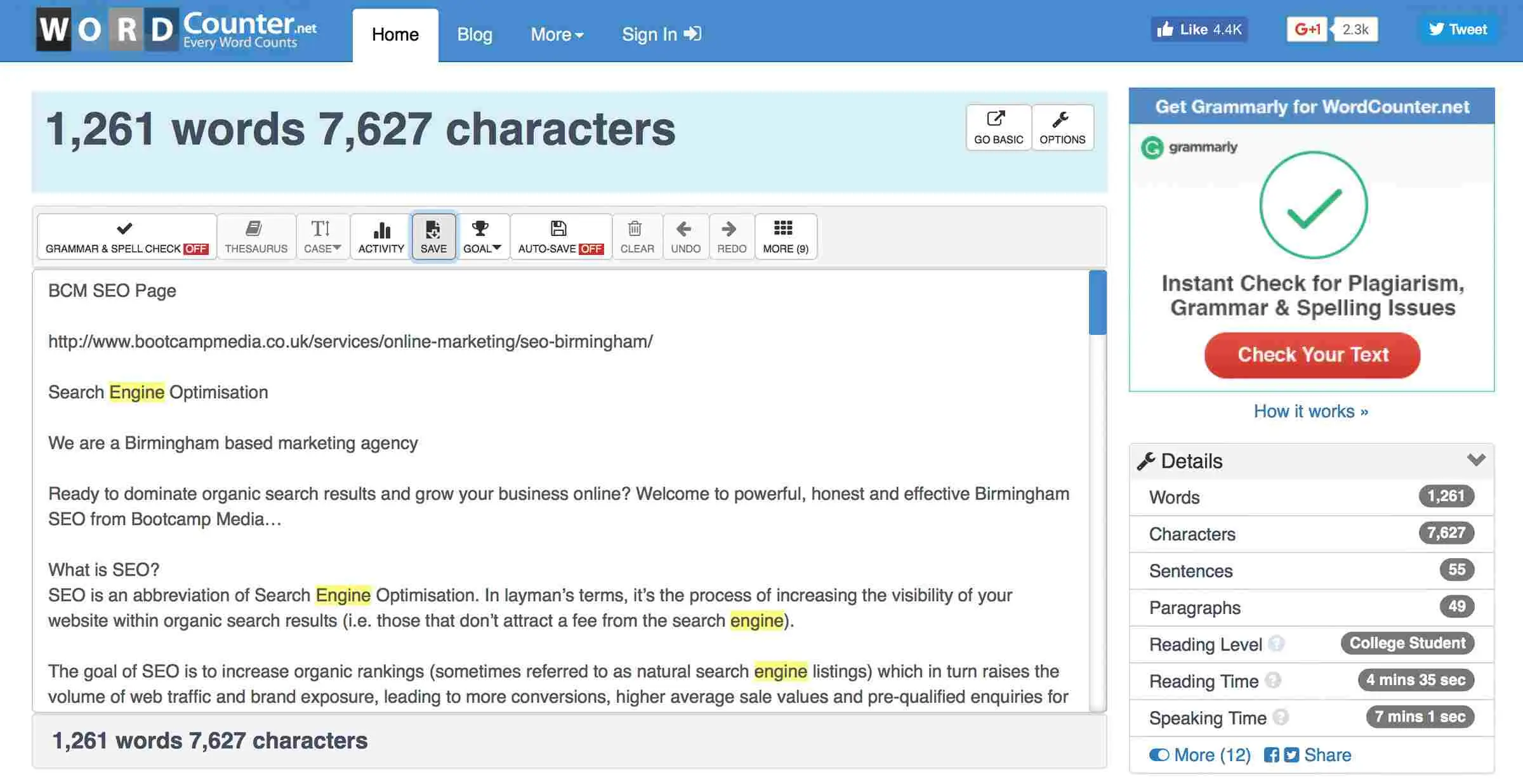 WordCounter adalah tools copywriting yang membantu dalam menghitung jumlah karakter dan jumlah kata.