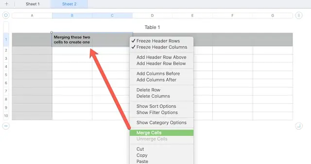 Cara Gabungkan Cell di Excel