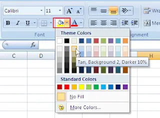 Cara Memberi Warna pada Tabel di Excel