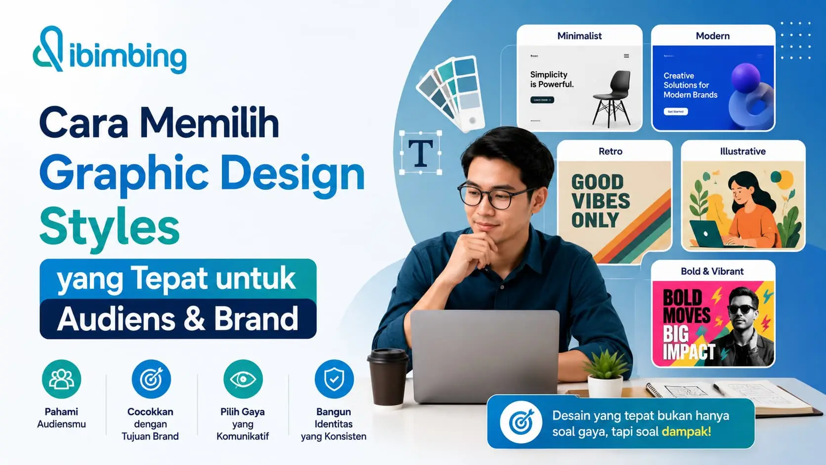Cara Memilih Graphic Design Styles yang Tepat untuk Audiens & Brand