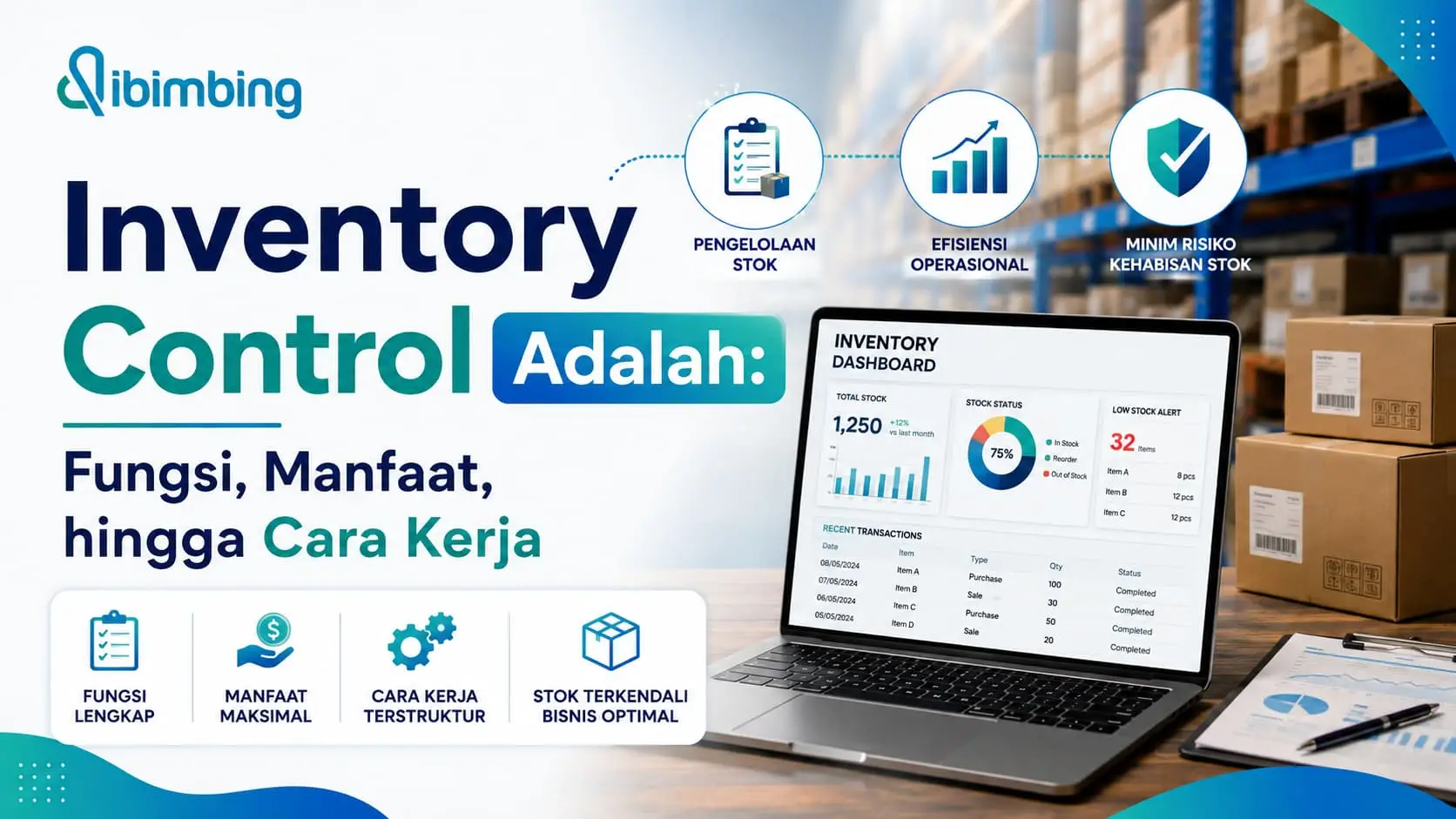 Inventory Control Adalah: Fungsi, Manfaat, hingga Cara Kerja