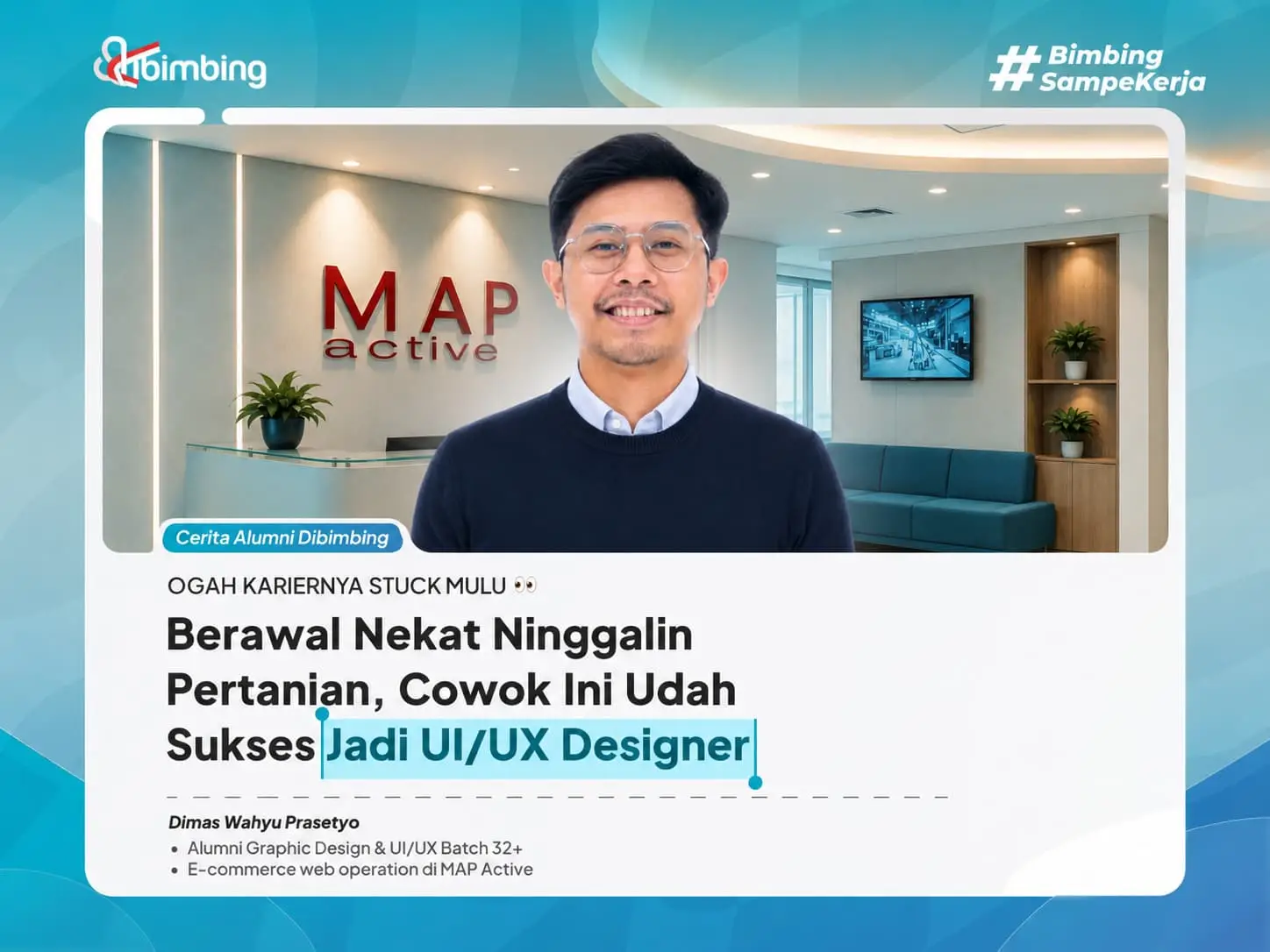 Switch Career dari Pertanian, Sukses Jadi UI/UX Designer