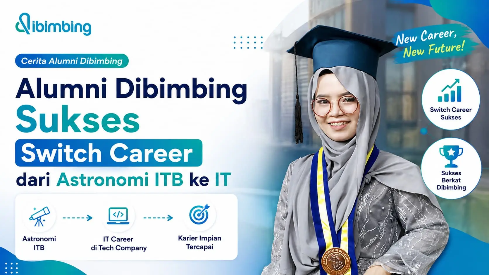 Alumni Dibimbing Sukses Switch Career dari Astronomi ITB ke IT