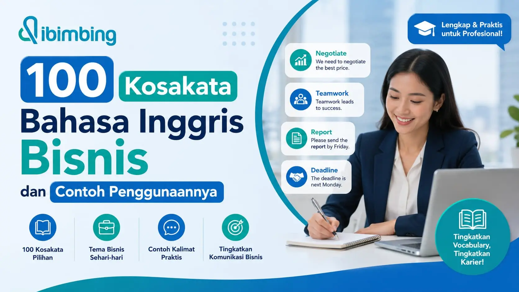 100 Kosakata Bahasa Inggris Bisnis dan Contoh Penggunaannya