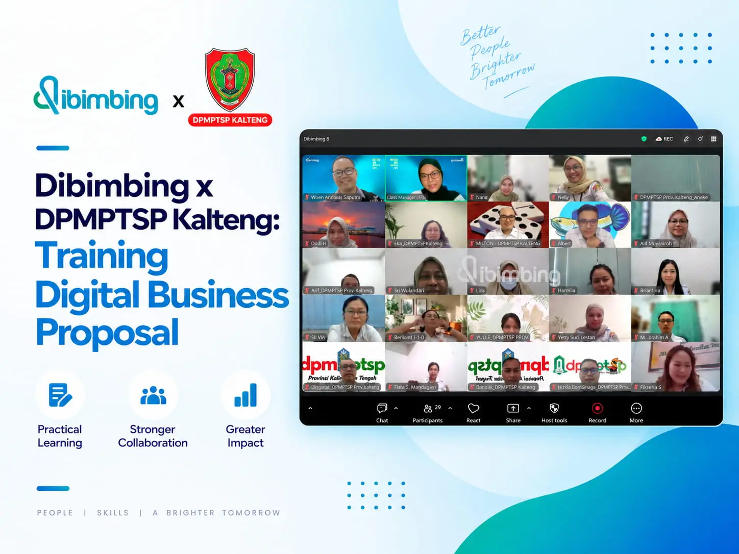 DPMPTSP Kalteng: Corporate Training Digital Business Proposal