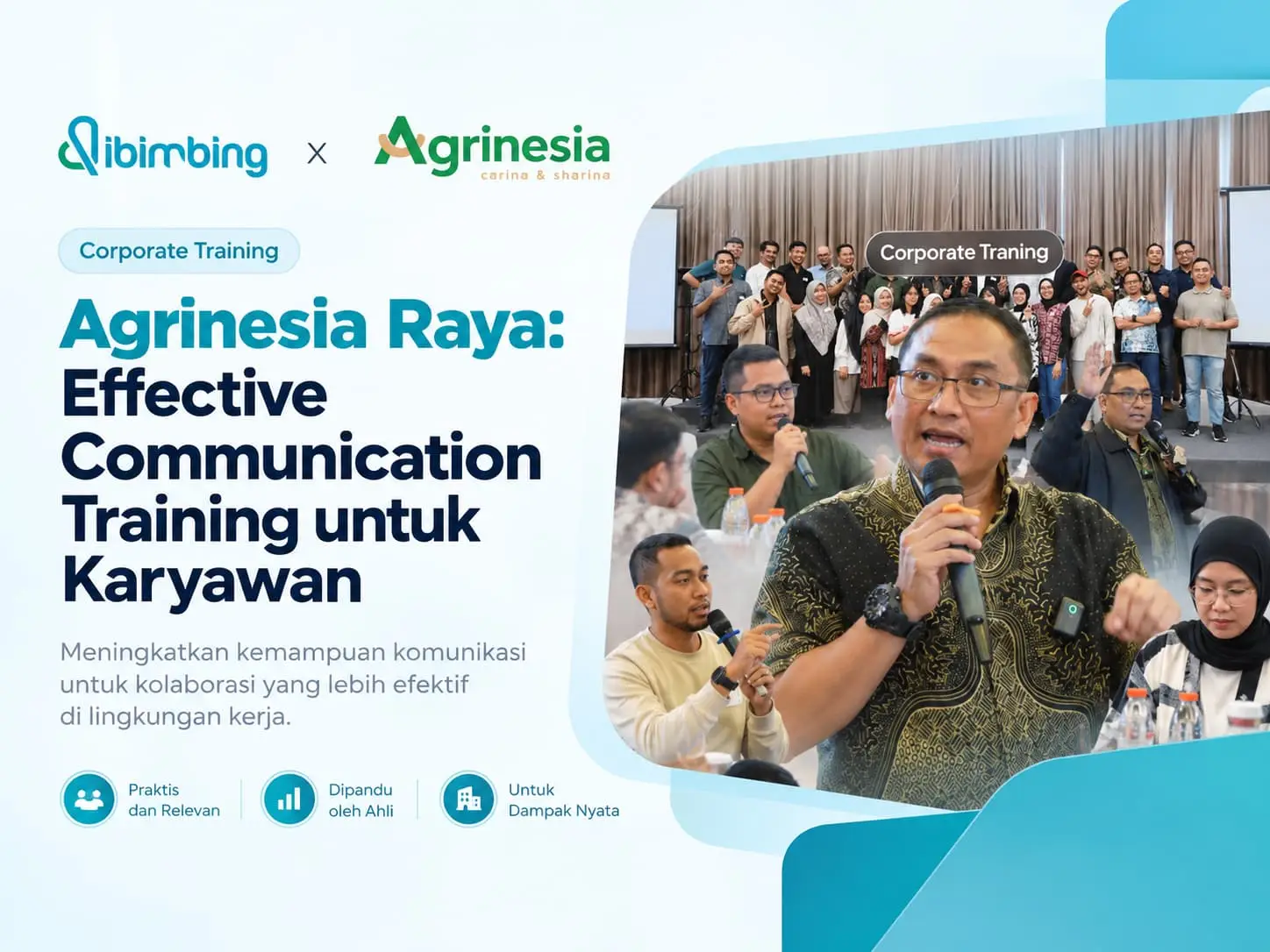 Testimoni Effective Communication Training Agrinesia Raya x Dibimbing