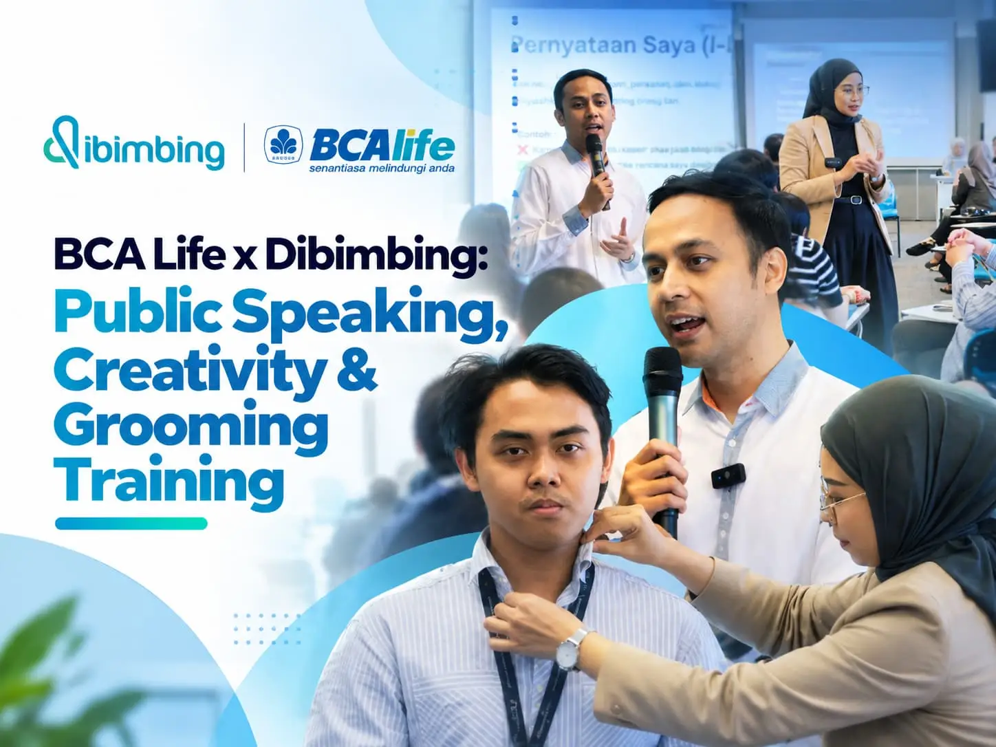 BCA Life Ikuti Corporate Training Public Speaking, Creativity, & Grooming Dibimbing