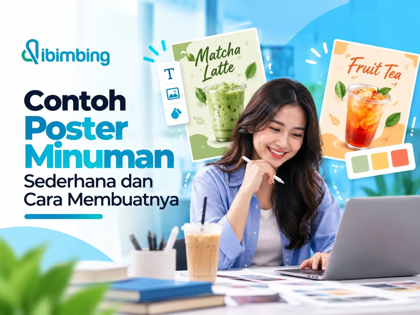 Contoh Poster Minuman Sederhana dan Cara Membuatnya