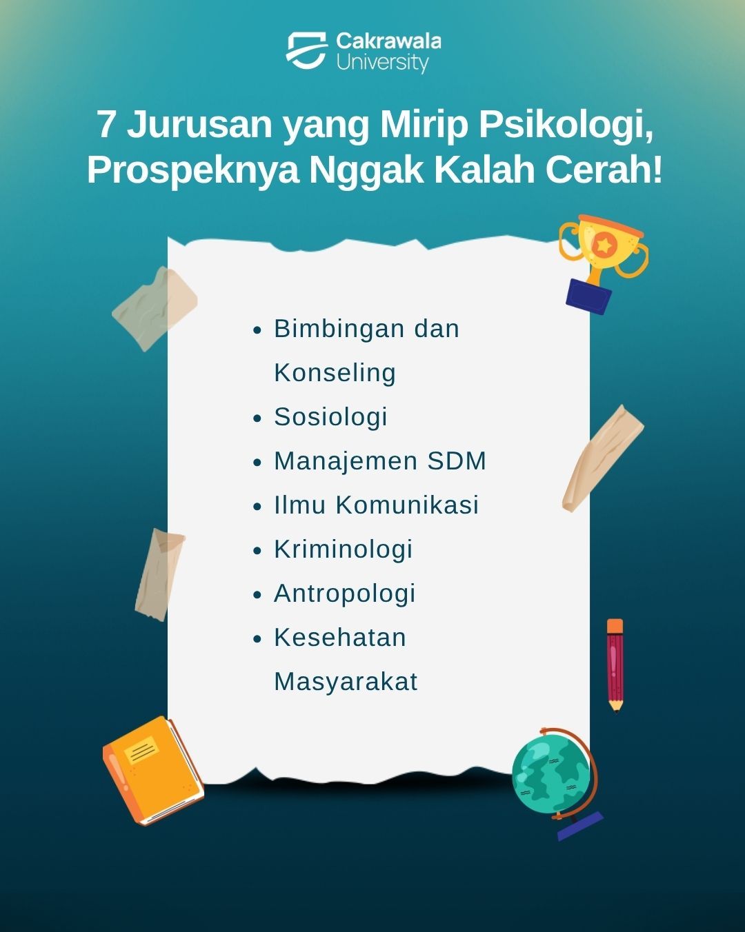 7 Jurusan yang Mirip Psikologi