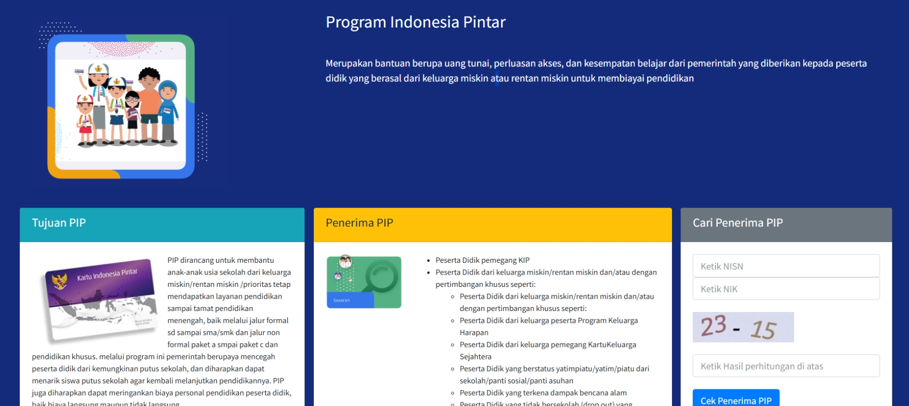 cara mengecek beasiswa PIP