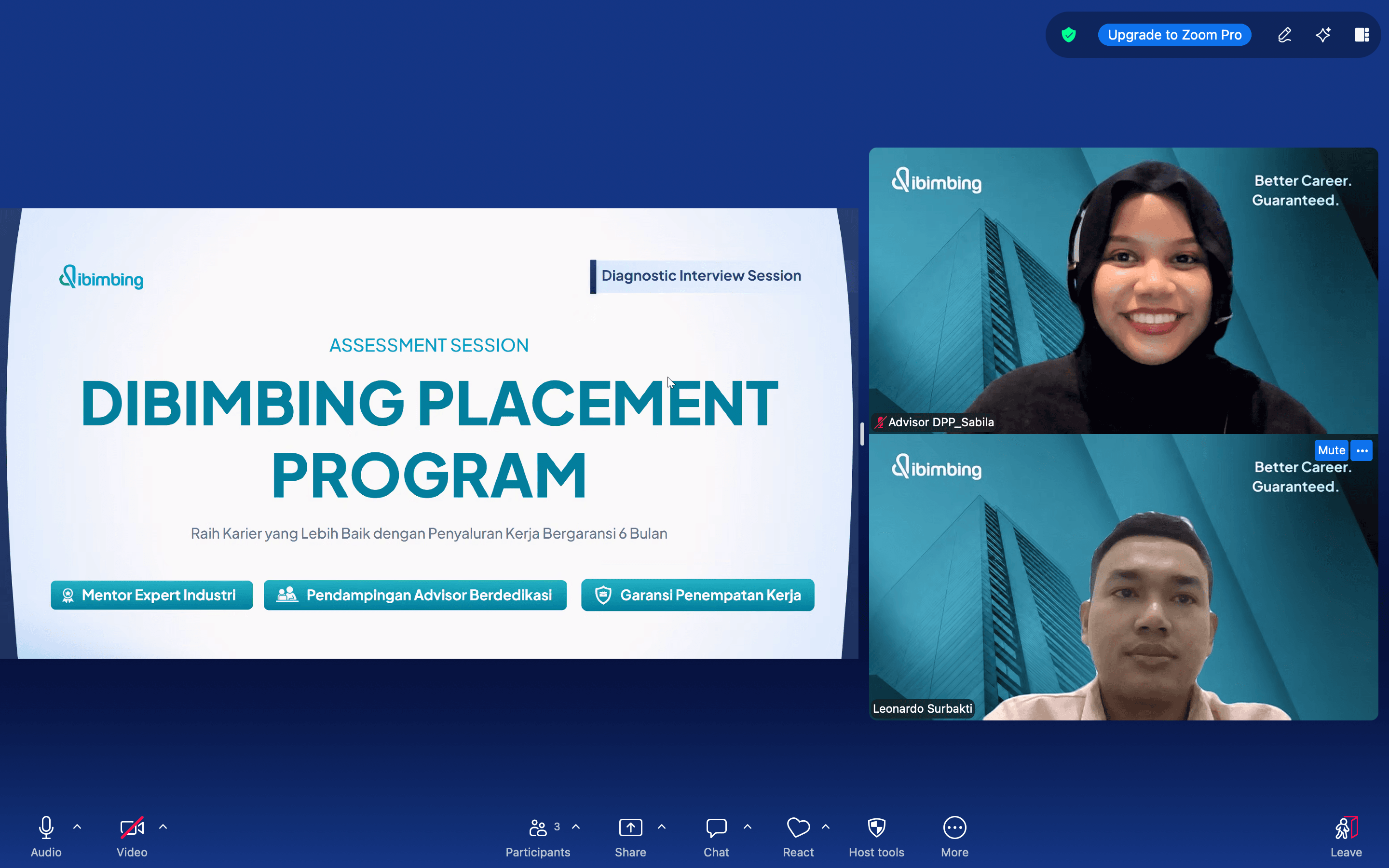 Mentor Dibimbing Placement Program (DPP)
