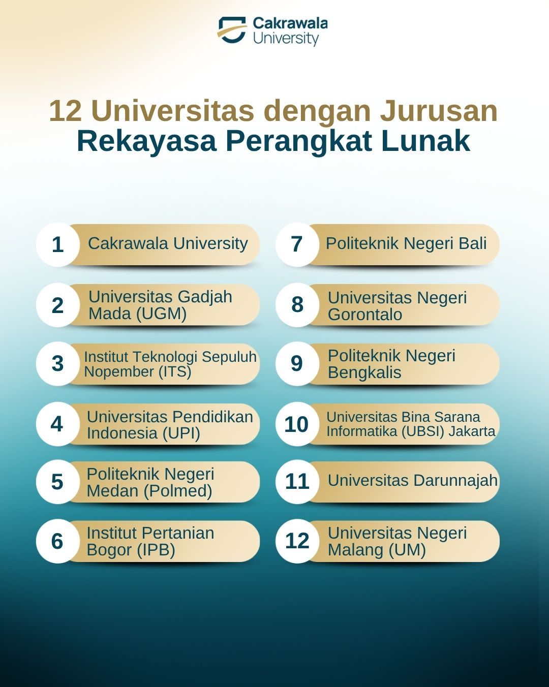 12 Universitas dengan Jurusan Rekayasa Perangkat Lunak