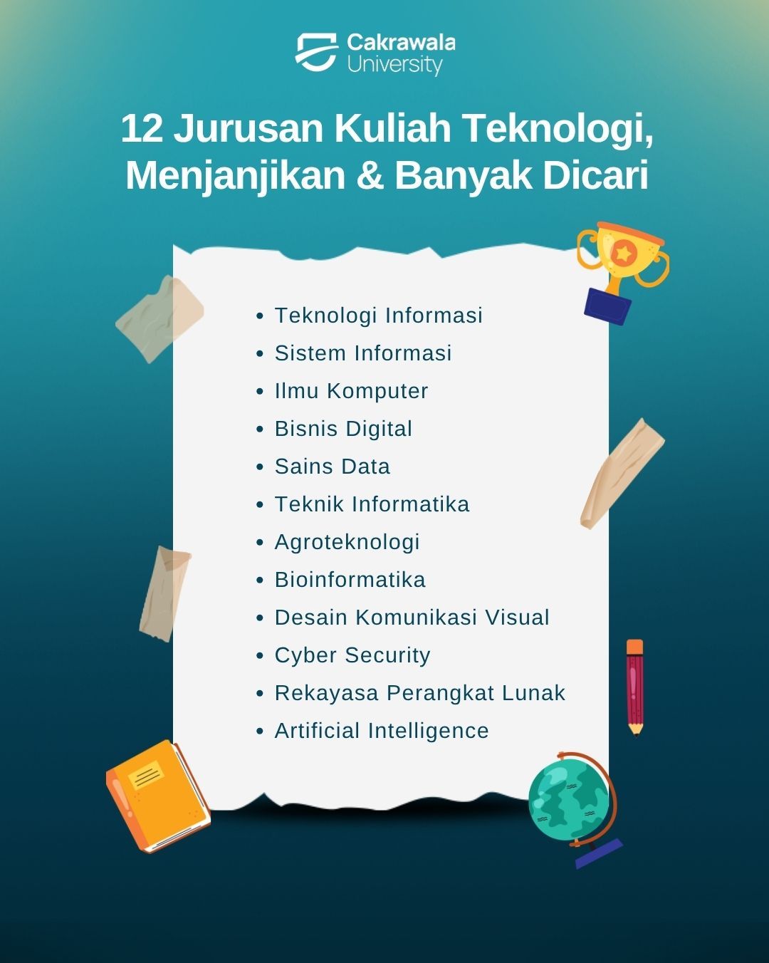 12 Jurusan Kuliah Teknologi